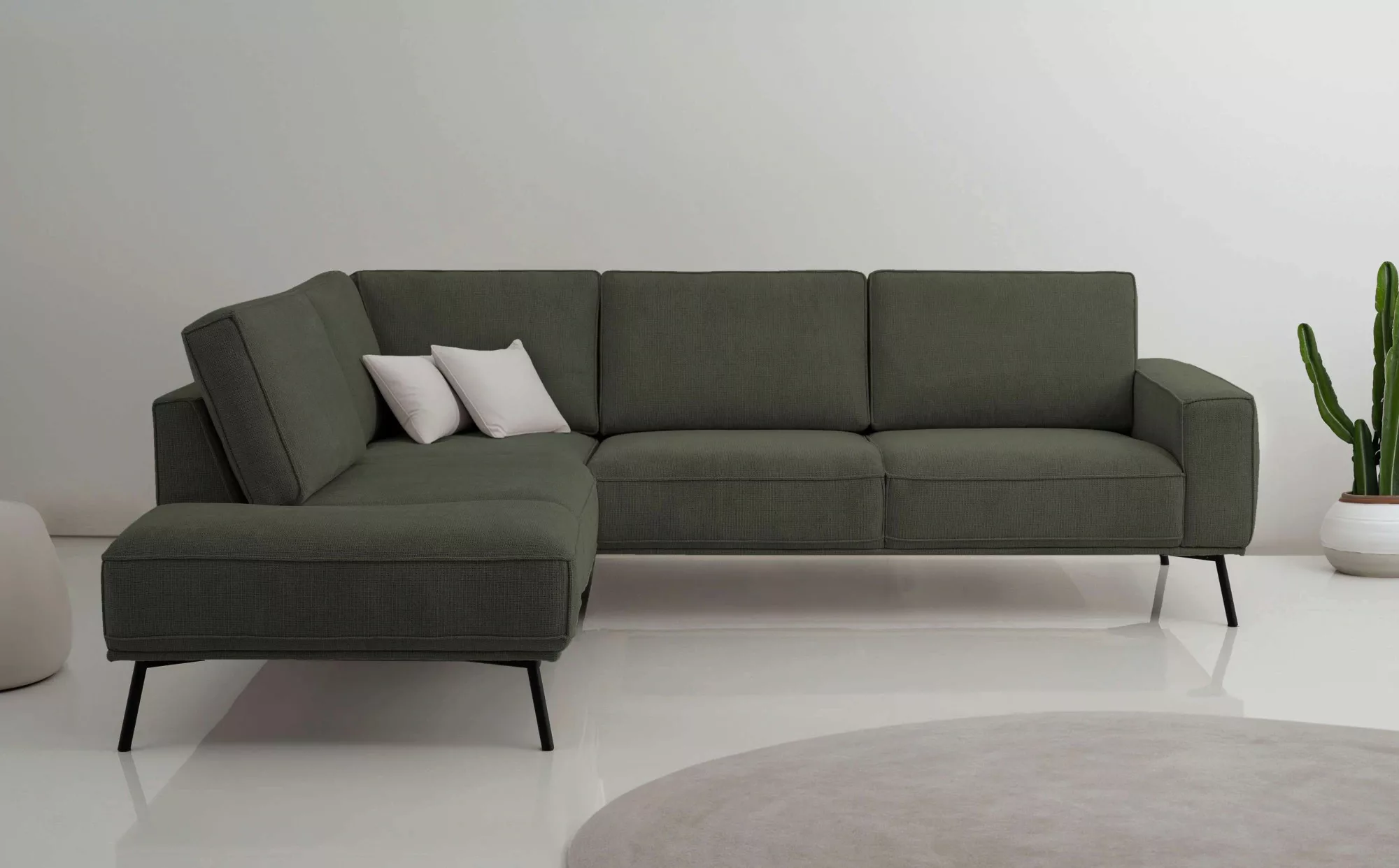 andas Ecksofa "Vosby", Breite 260 cm, Chenille, mit dekorativer Kedernaht günstig online kaufen