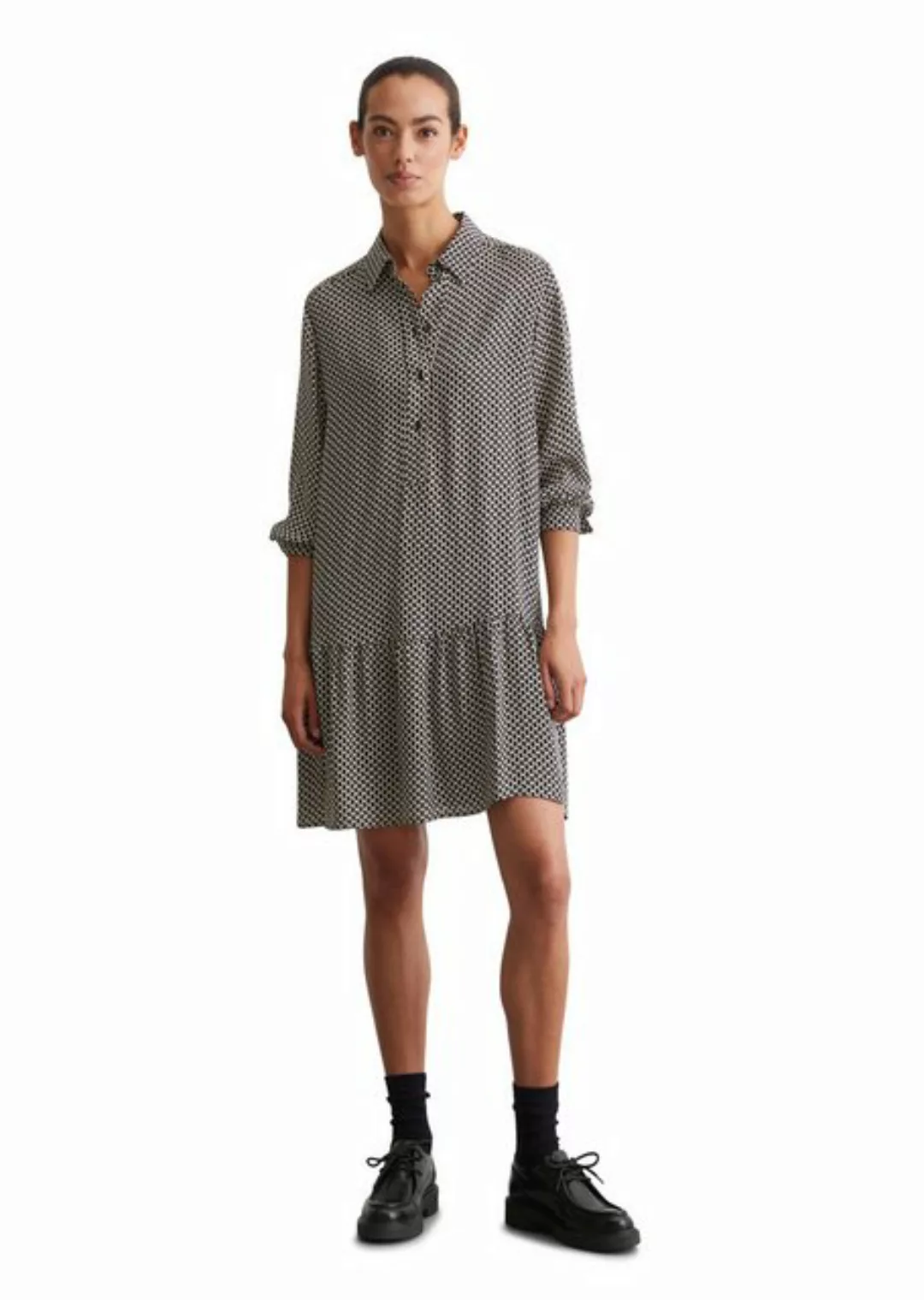 Marc O'Polo Druckkleid aus Cupro-Viskose-Mix günstig online kaufen