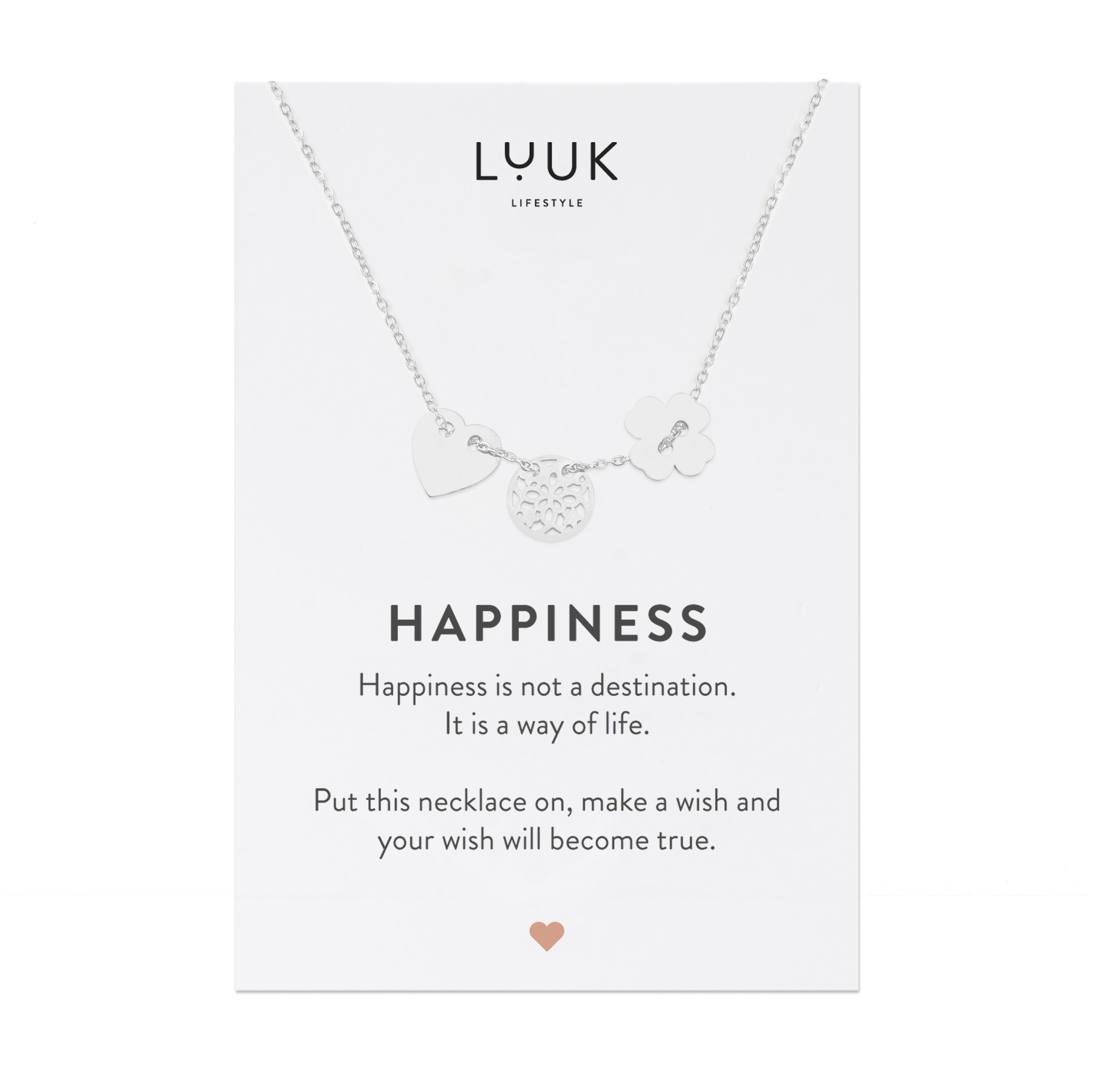 LUUK LIFESTYLE Kette mit Anhänger Glücksbringer, günstig online kaufen