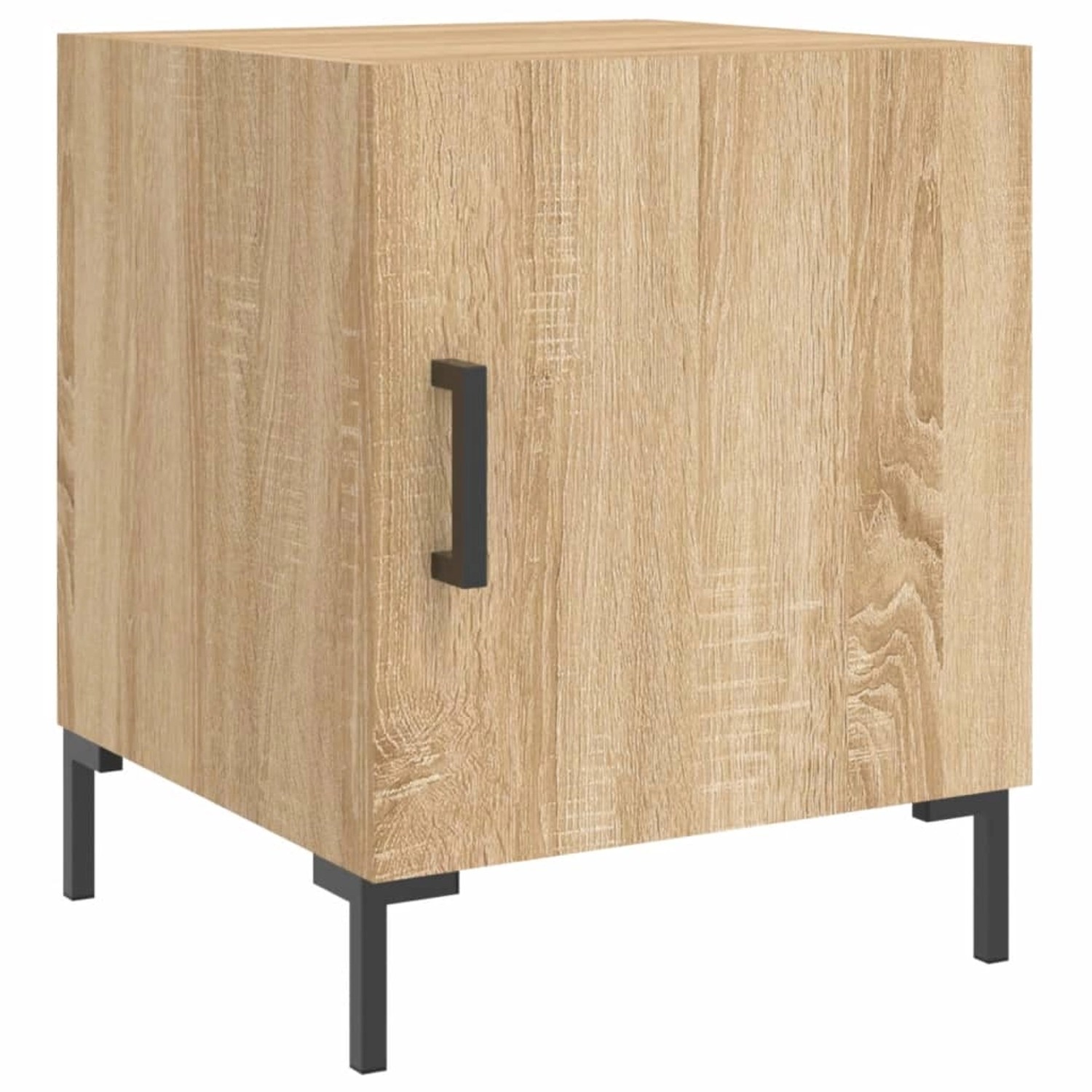 vidaXL Nachttisch Sonoma-Eiche 40x40x50 cm Holzwerkstoff Modell 4 günstig online kaufen