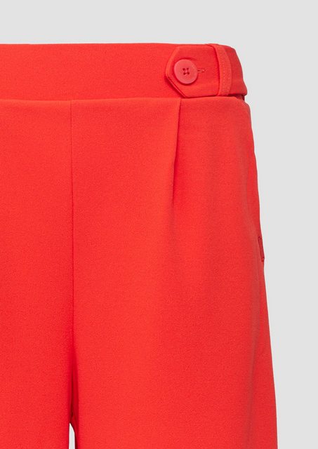 QS 7/8-Hose Culotte aus Interlockjersey Zierknopf günstig online kaufen