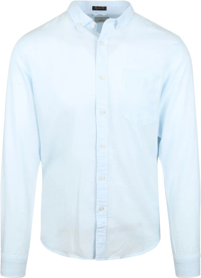 Dstrezzed Hemd Garment Dyed Tencel Hellblau - Größe M günstig online kaufen