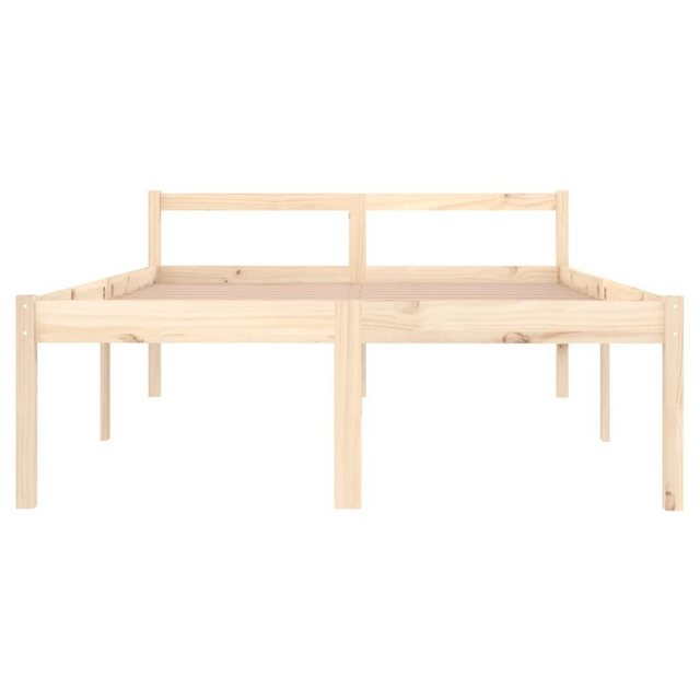 furnicato Bettgestell Seniorenbett 140x190 cm Massivholz Kiefer (1-tlg) günstig online kaufen