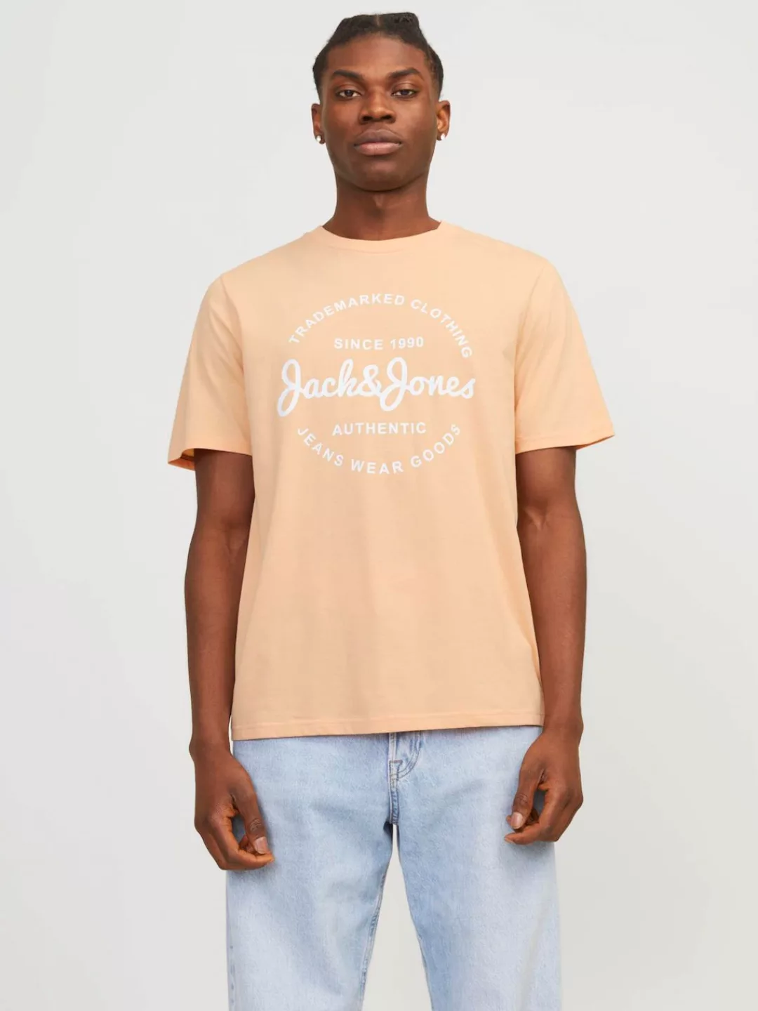 Jack & Jones Kurzarmshirt JJFOREST TEE SS CREW NECK günstig online kaufen