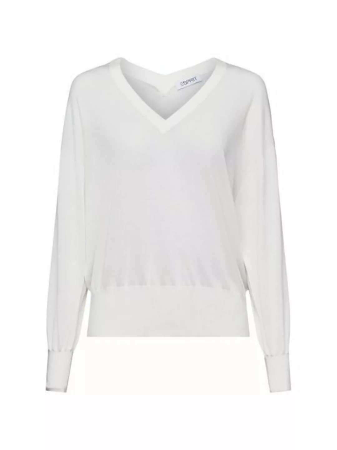 Esprit V-Ausschnitt-Pullover Pullover mit V-Ausschnitt günstig online kaufen