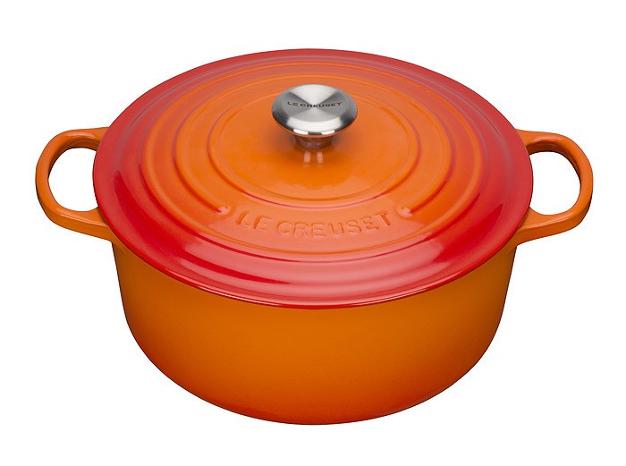 Le Creuset Bräter Signature Rund Gusseisen Ofenrot 22cm günstig online kaufen