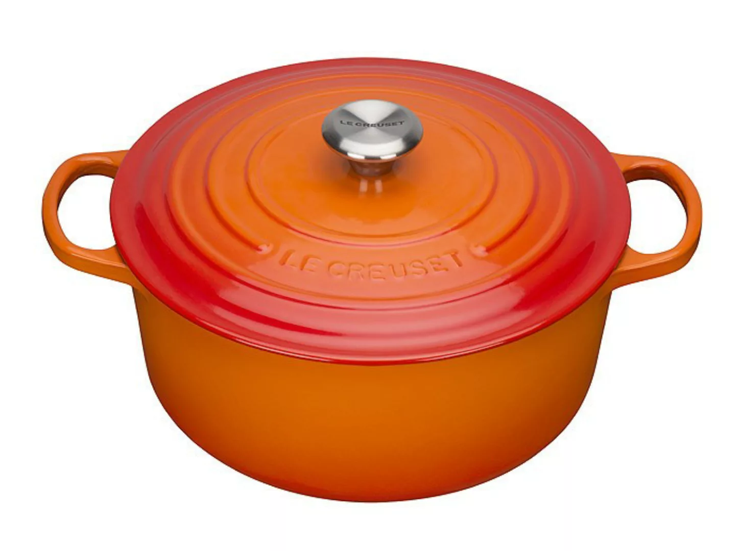 Le Creuset Bräter Signature Rund Gusseisen Ofenrot 18cm günstig online kaufen