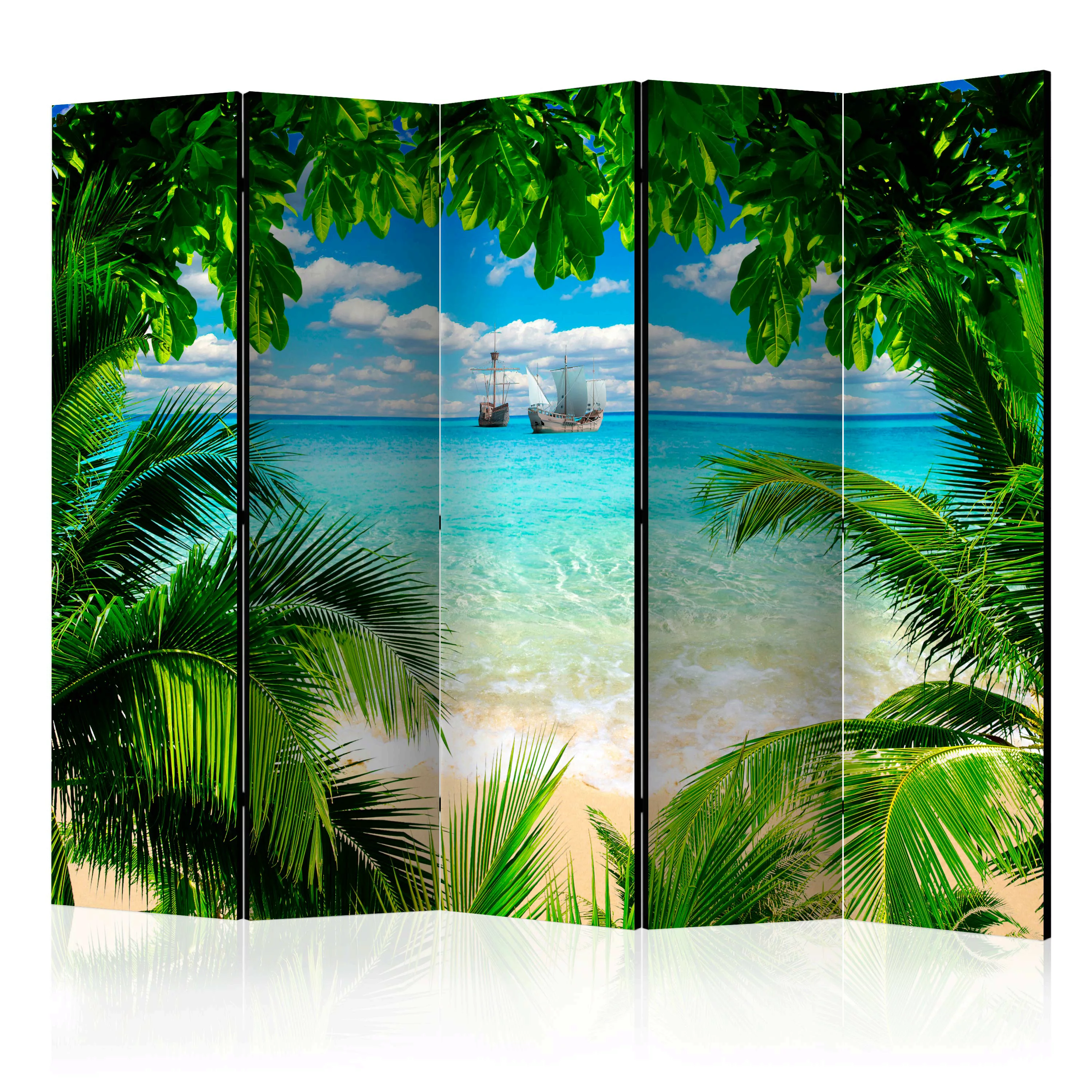 5-teiliges Paravent - Phuket Province Ii [room Dividers] günstig online kaufen