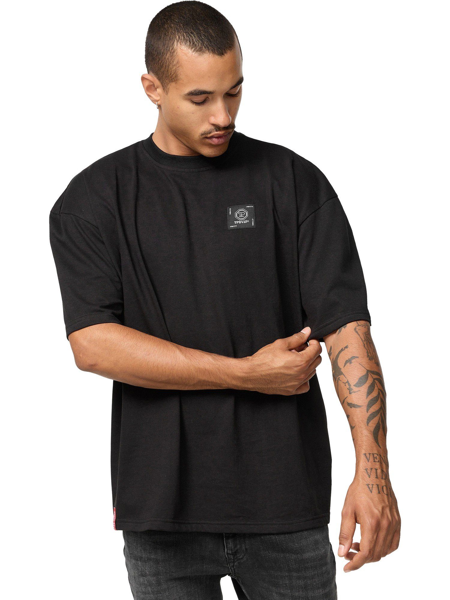 trueprodigy Oversize-Shirt Maxime Logoprint Rundhals dicker günstig online kaufen