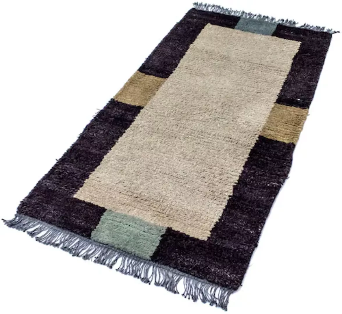 morgenland Wollteppich »Nepal Teppich handgeknüpft biege«, rechteckig günstig online kaufen