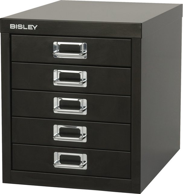 Bisley Aktenschrank MultiDrawer Schubladenschrank in Schwarz - Maße: H 33 x günstig online kaufen