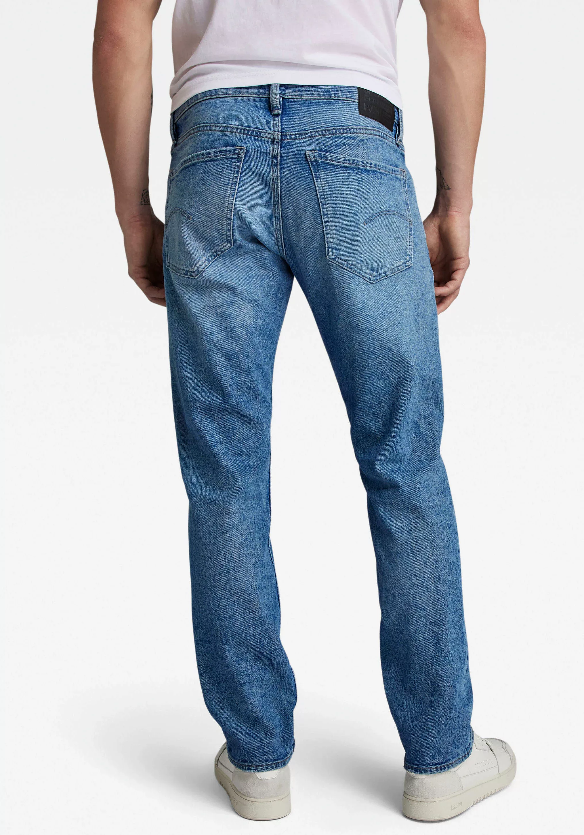G-Star RAW Straight-Jeans "Mosa Straight", mit hellen Nähten günstig online kaufen