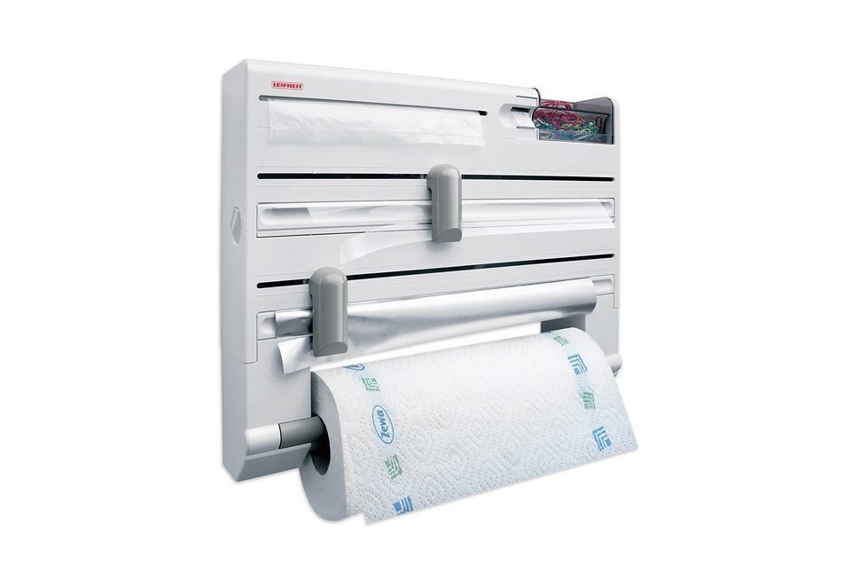 Leifheit Wandrollenhalter Parat Plus Folienschneider Schneidabroller günstig online kaufen