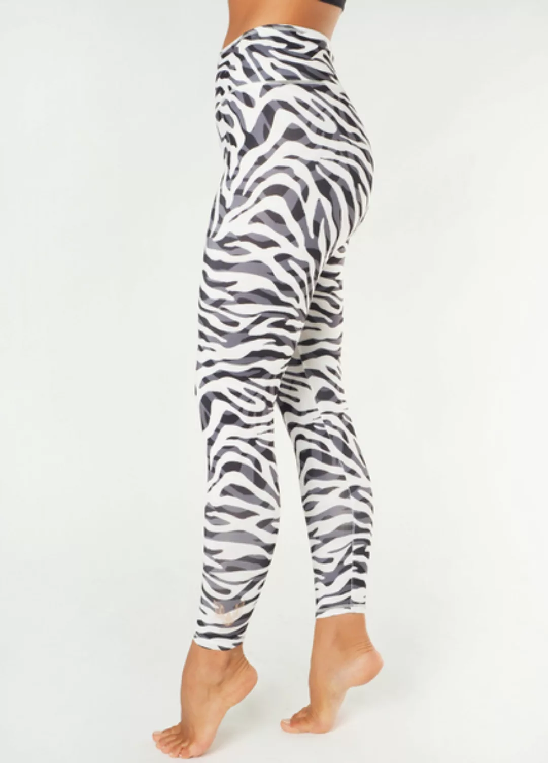 Yoga Leggings Ganga 7/8 Zebra Black/white günstig online kaufen