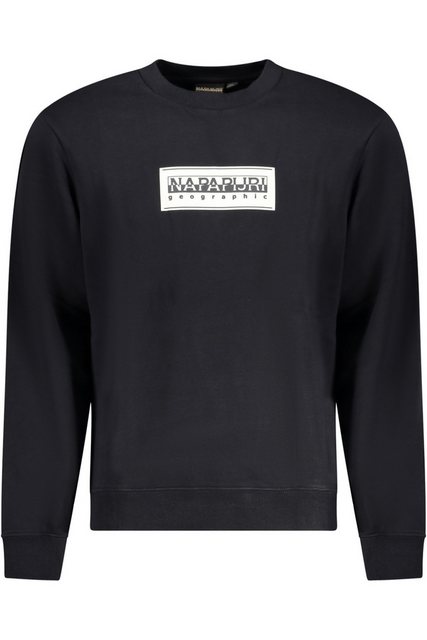 Napapijri Sweatshirt Schwarzes Herren Sweatshirt: Langarm & gefüttert günstig online kaufen