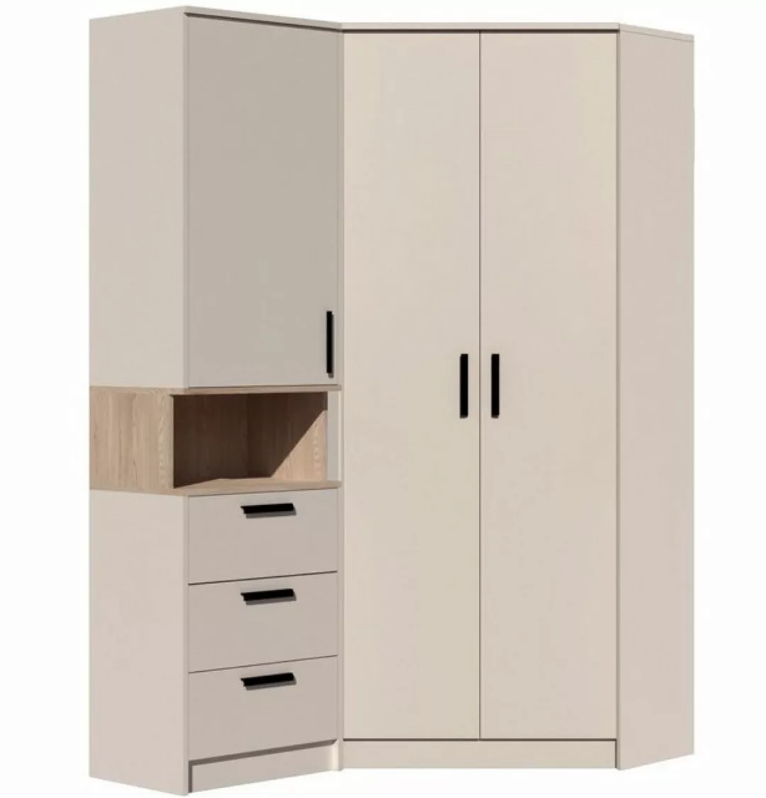 Marmex Möbel Schrank-Set GRANT SET 15 C, (2-St., Eckschrank, Regal mit Schu günstig online kaufen