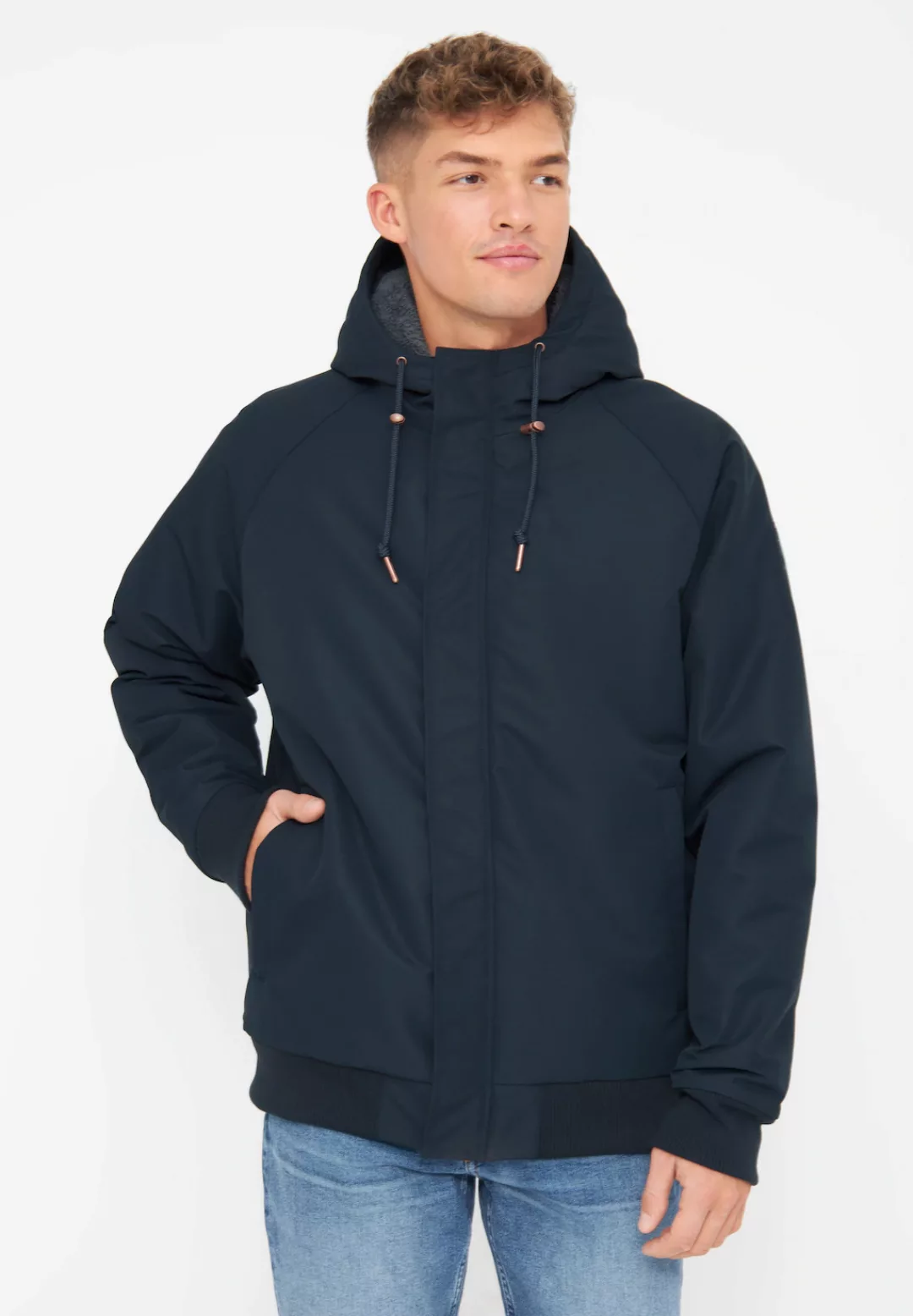 Derbe Winterjacke "Festholm Short", PVC und PFC frei, wasserabweisend, wind günstig online kaufen