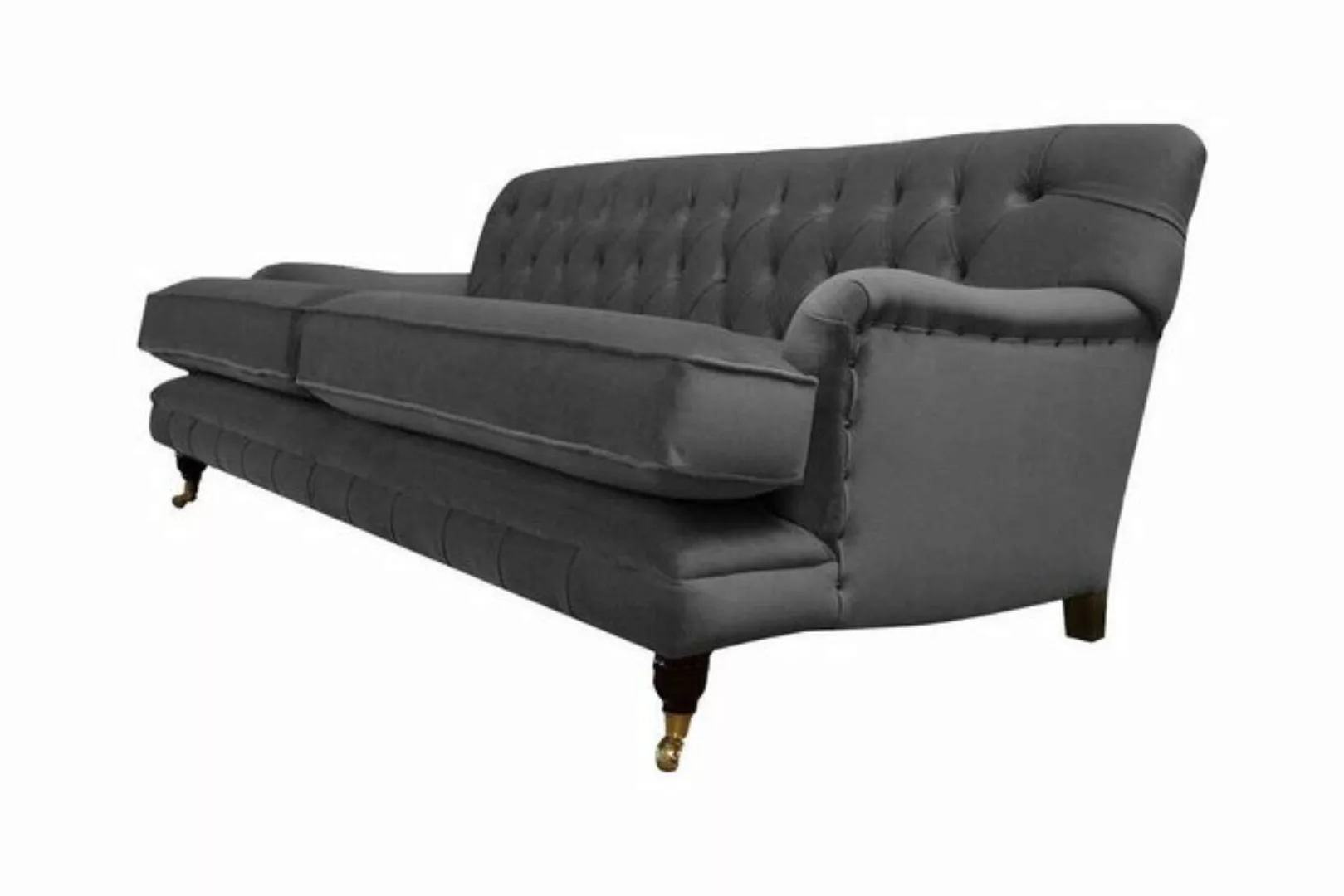 Xlmoebel Sofa Designer Sofa 3-Sitzer Modern Polster Grau Couch Designsofa N günstig online kaufen