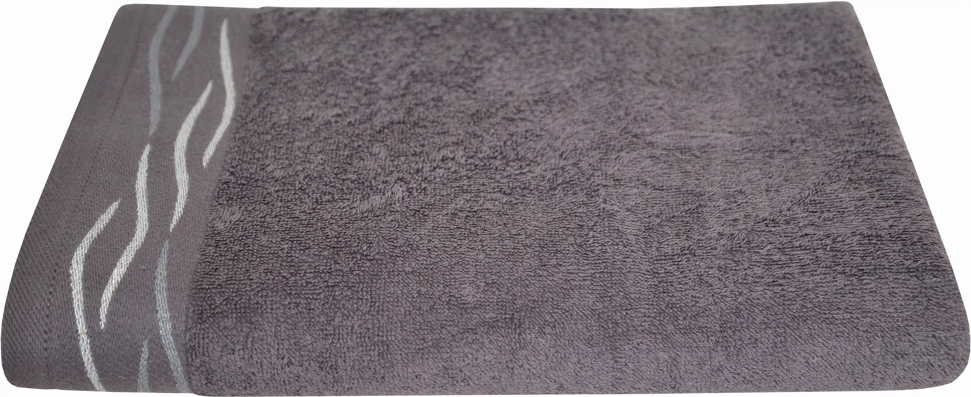 Dyckhoff Duschtuch »Wave«, (Set, 1 St.), mit Jacquard-Bordüre günstig online kaufen