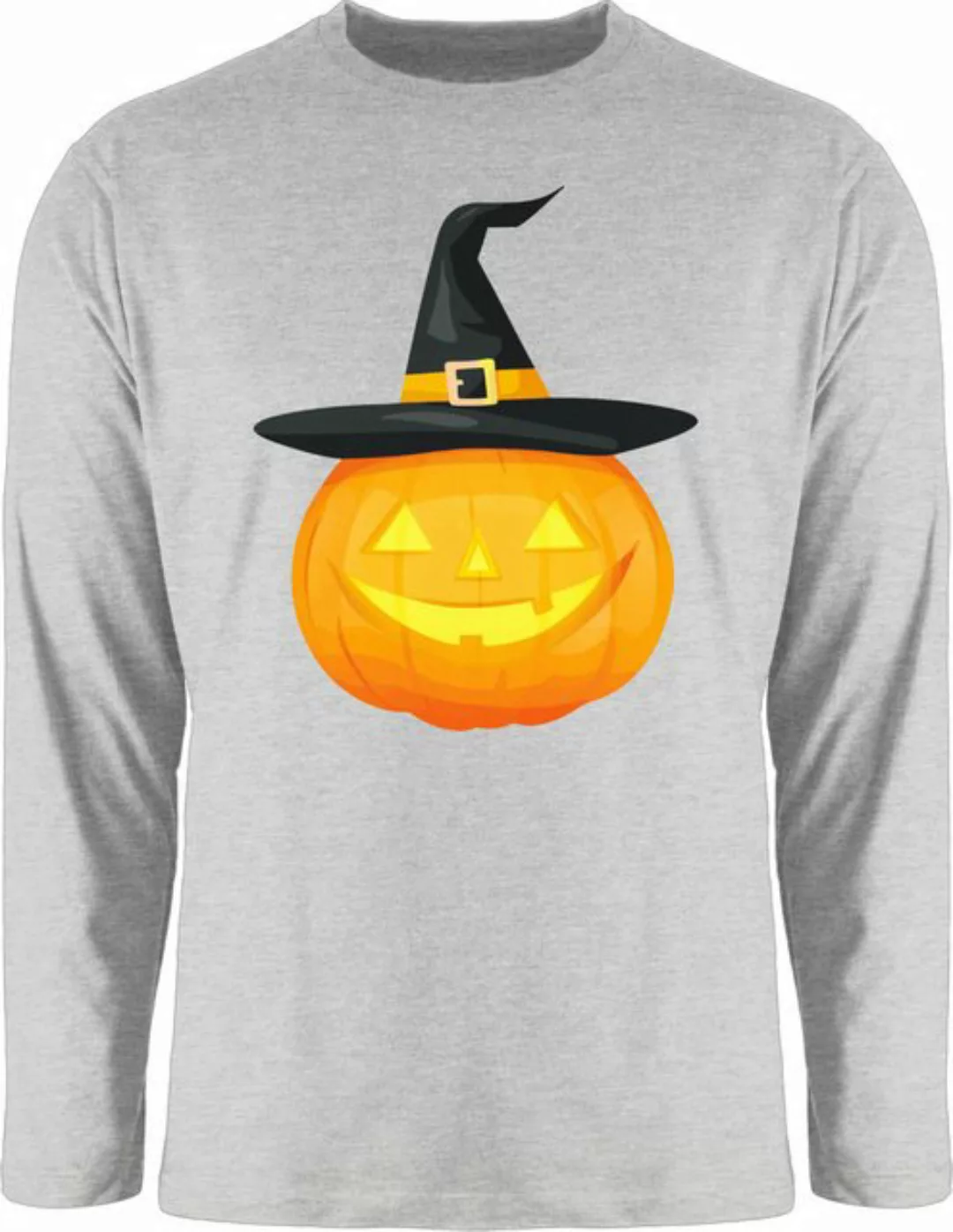 Shirtracer Rundhalsshirt Halloween Kürbis, Grinsender Kürbis, Jack o Lanter günstig online kaufen