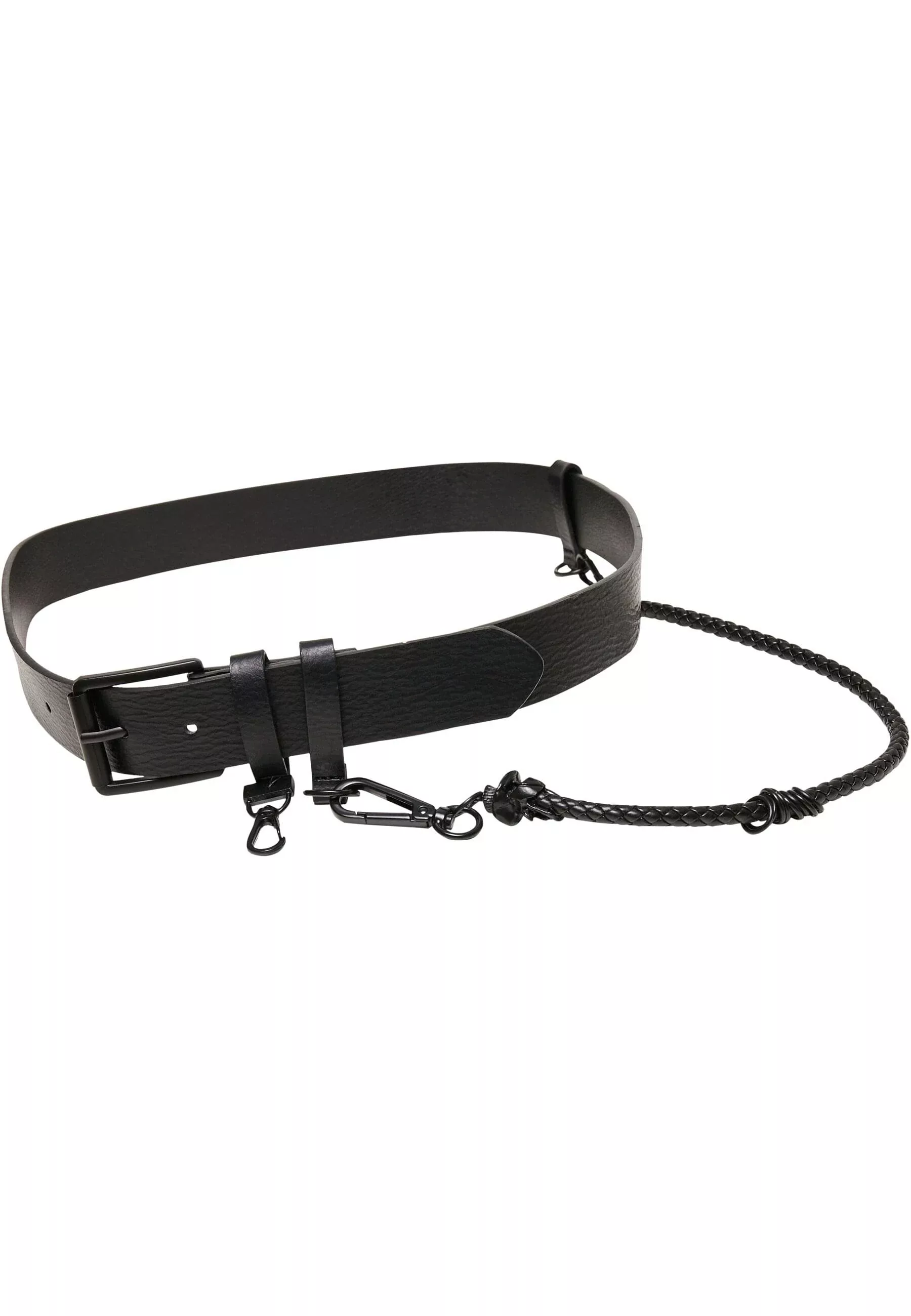 URBAN CLASSICS Hüftgürtel "Urban Classics Unisex Imitation Leather Belt Wit günstig online kaufen