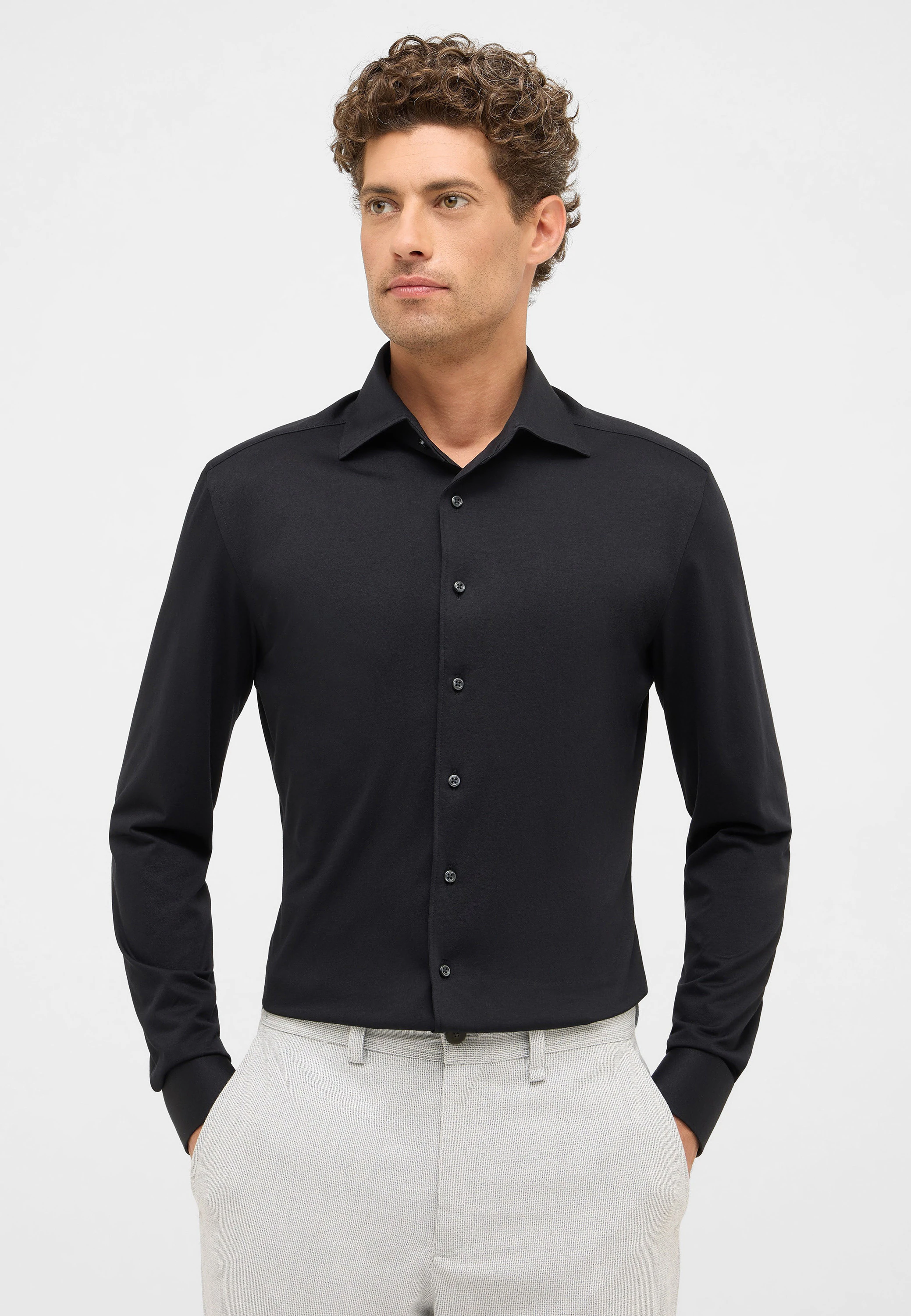 Eterna Langarmhemd "SLIM FIT", NON IRON (bügelfrei) günstig online kaufen