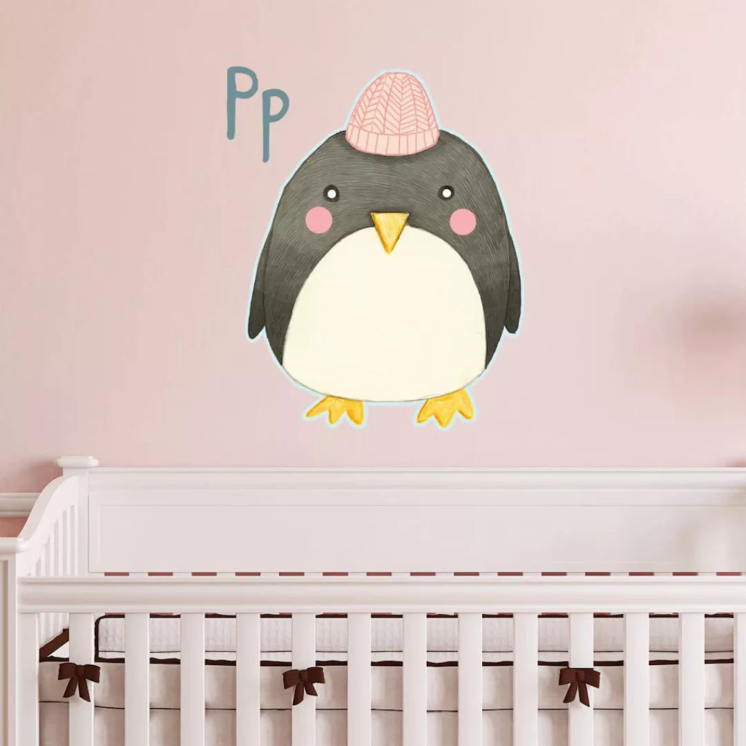 Wall-Art Wandtattoo "Pinguin Penguin Buchstabe P", (1 St.), selbstklebend, günstig online kaufen