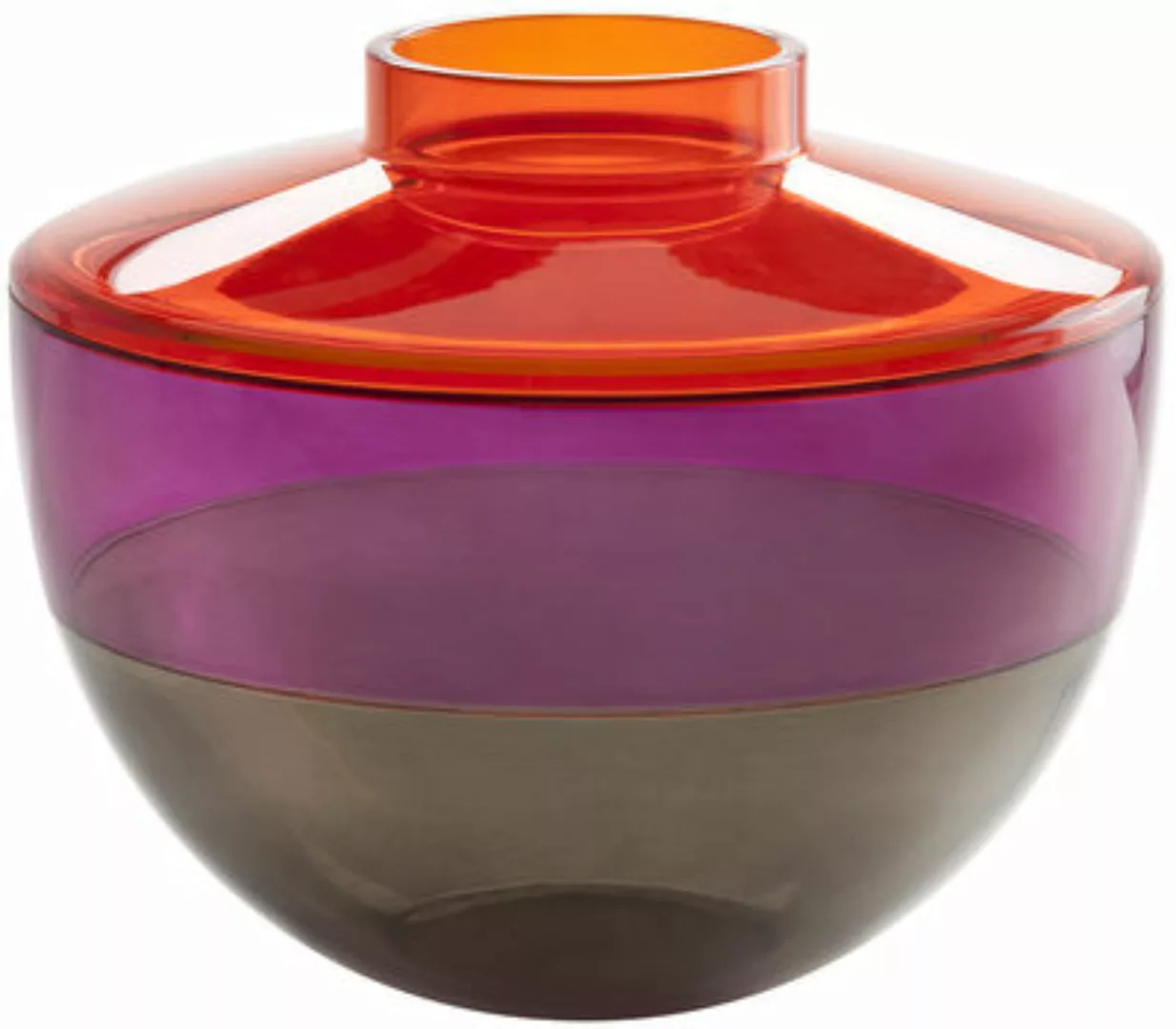 Kartell - Shibuya Vase - orange/violett/rauchgrau günstig online kaufen