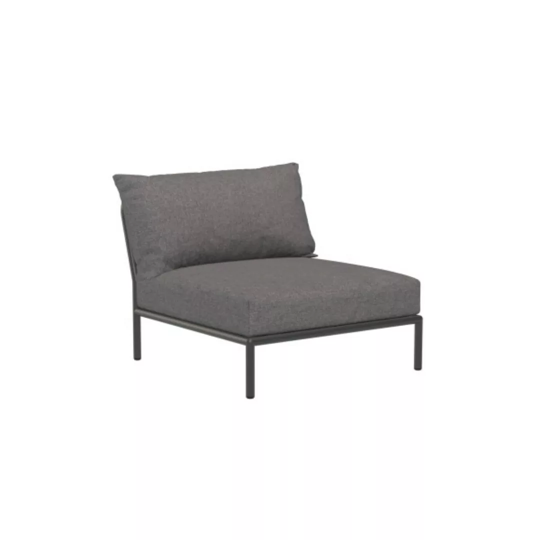 LEVEL2 Outdoor Sessel Lounge-Modul 1 Schiefer Dunkelgrau günstig online kaufen