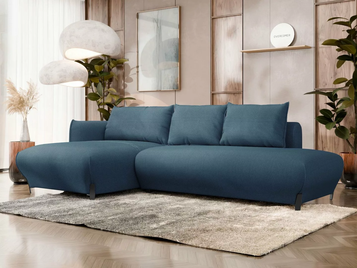 MIRJAN24 Ecksofa Foggia, mit Bettkasten und Schlaffunktion, 297x156x88 cm, günstig online kaufen