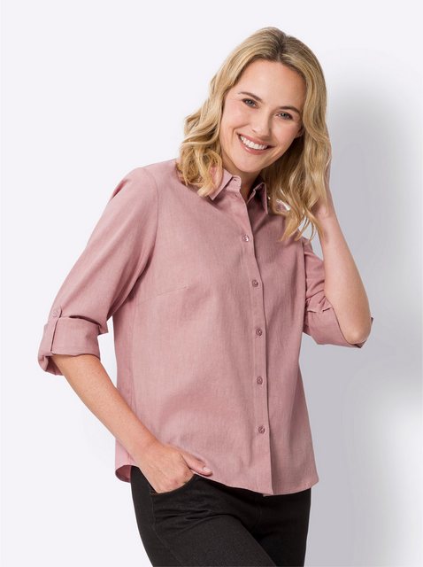 Sieh an! Klassische Bluse Langarm-Bluse günstig online kaufen