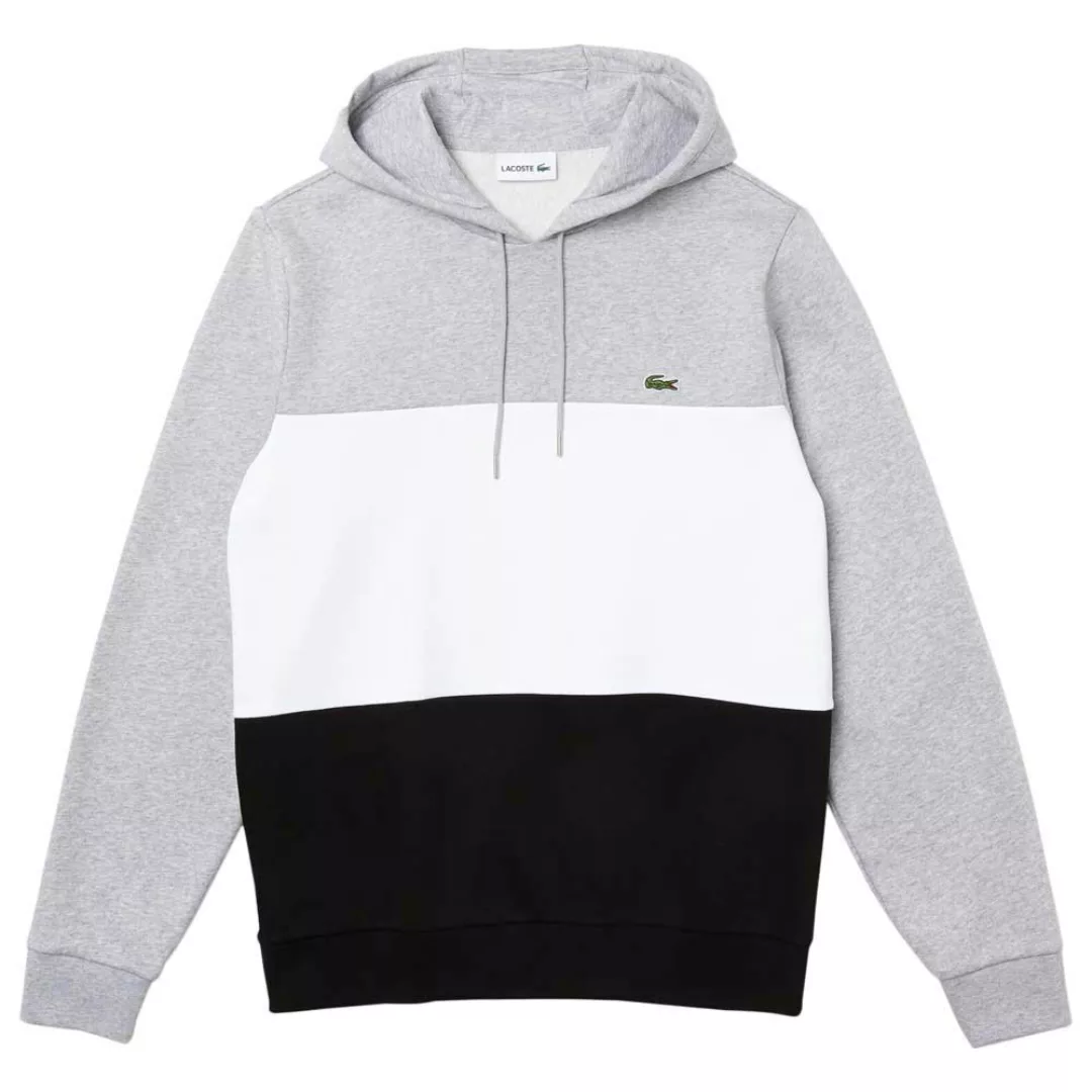 Lacoste Sh6900 Sweatshirt 2XL Silver Chine / White-Black günstig online kaufen
