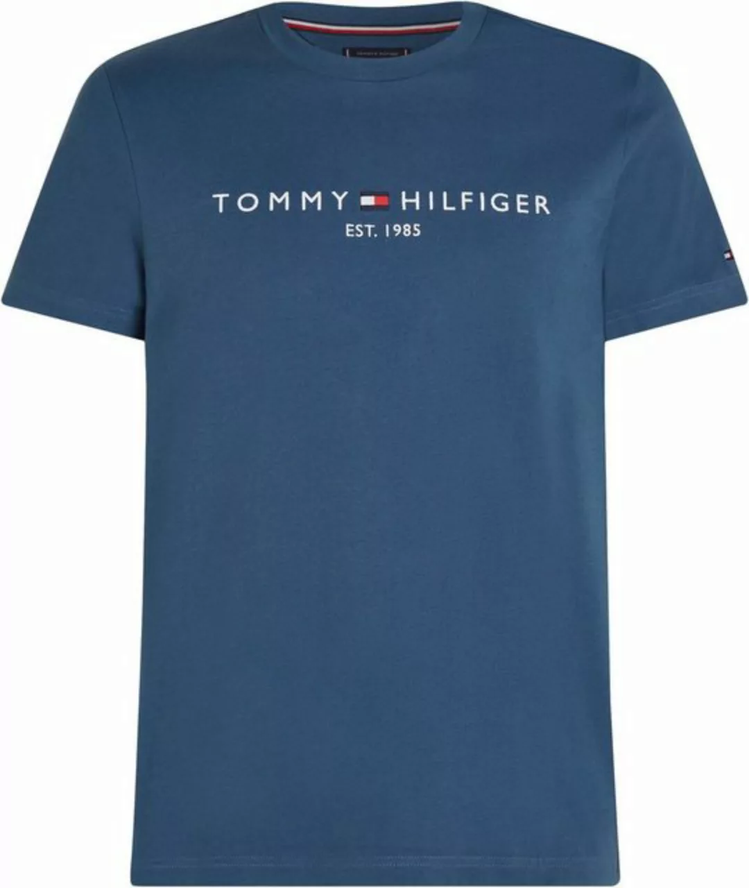 Tommy Hilfiger T-Shirt TOMMY LOGO TEE aus reiner, nachhaltiger Baumwolle günstig online kaufen