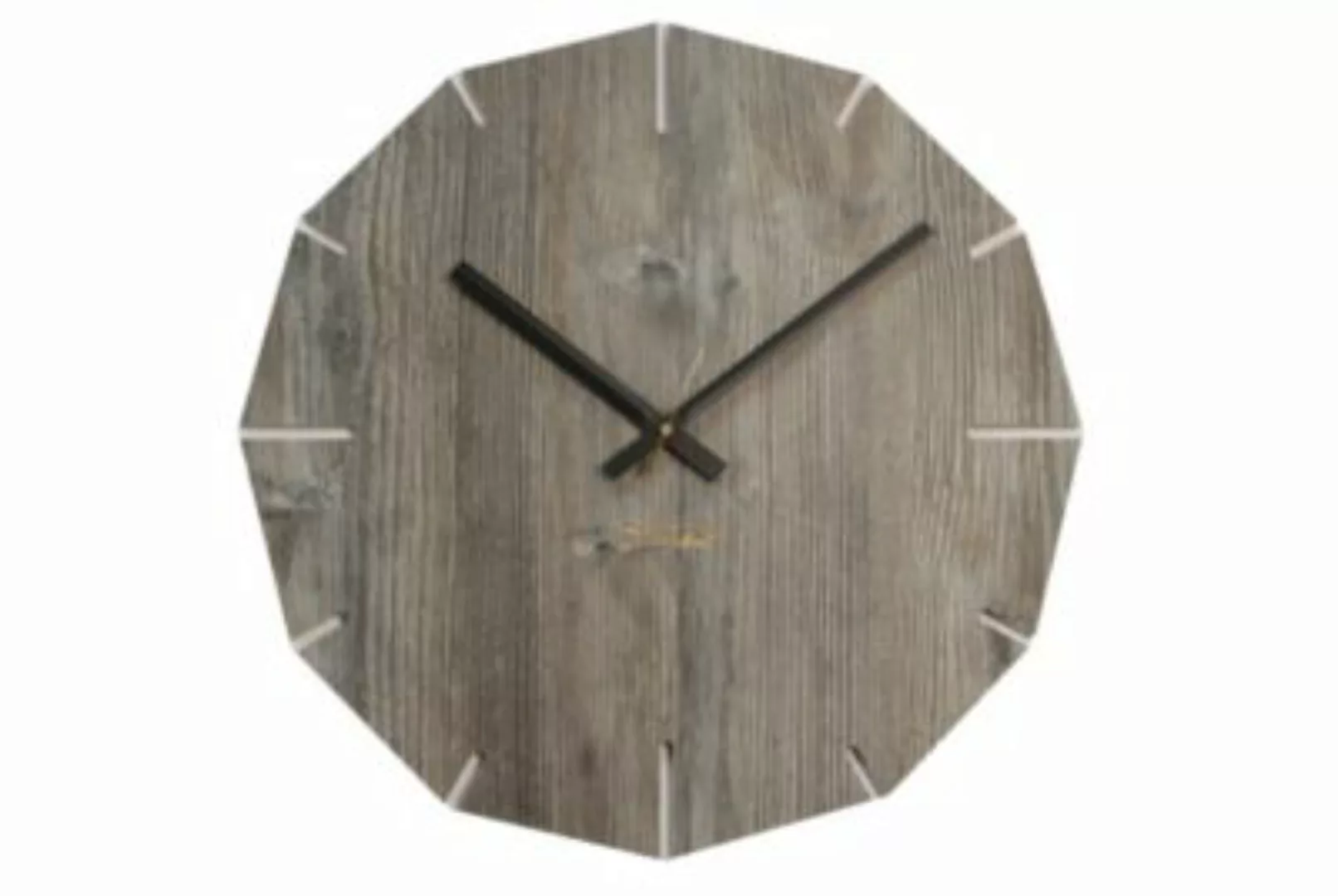 SIBAL Design.Home "Wanduhr Uhr ""Klassisch"" (50cm Durchmesser)" braun/grau günstig online kaufen