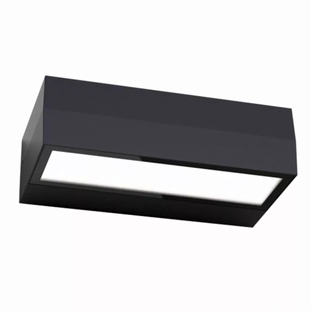 DOTLUX Wandleuchte BRICK 10W COLORselect schwarz - 5296-098060 günstig online kaufen