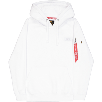 Alpha Industries  Sweatshirt Backprint Hoodie  - white günstig online kaufen