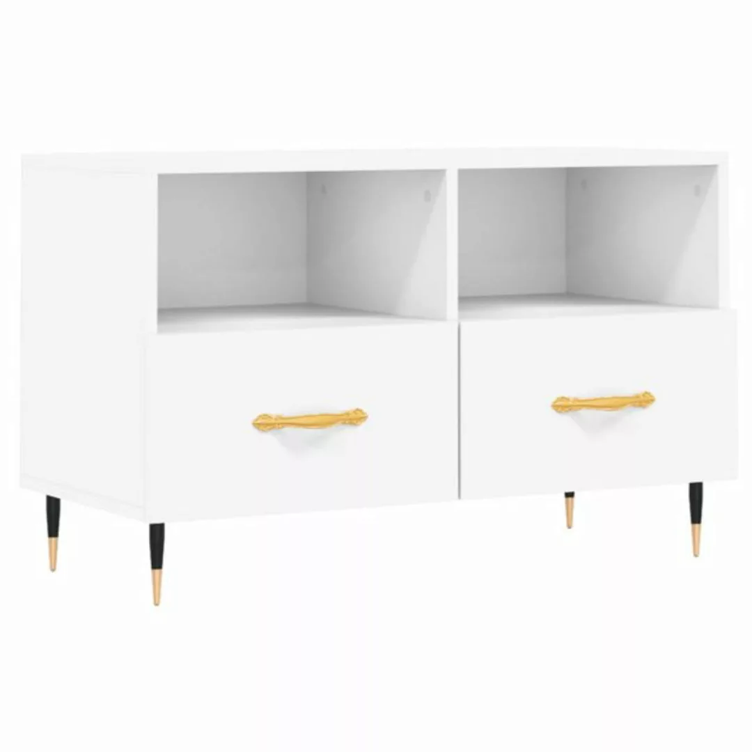 vidaXL TV-Schrank TV-Schrank Weiß 80x36x50 cm Spanplatte günstig online kaufen