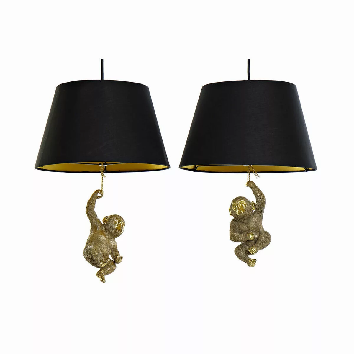 Deckenlampe Dkd Home Decor Golden Harz 220 V 50 W Affe (35.5 X 35.5 X 51 Cm günstig online kaufen