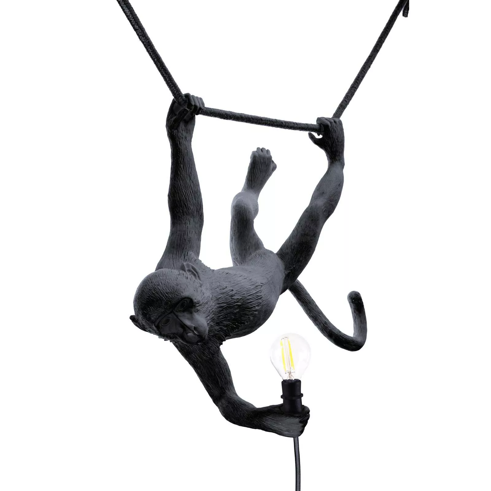 Outdoorlampe Monkey Swing plastikmaterial schwarz / Outdoor - L 60 cm - Sel günstig online kaufen