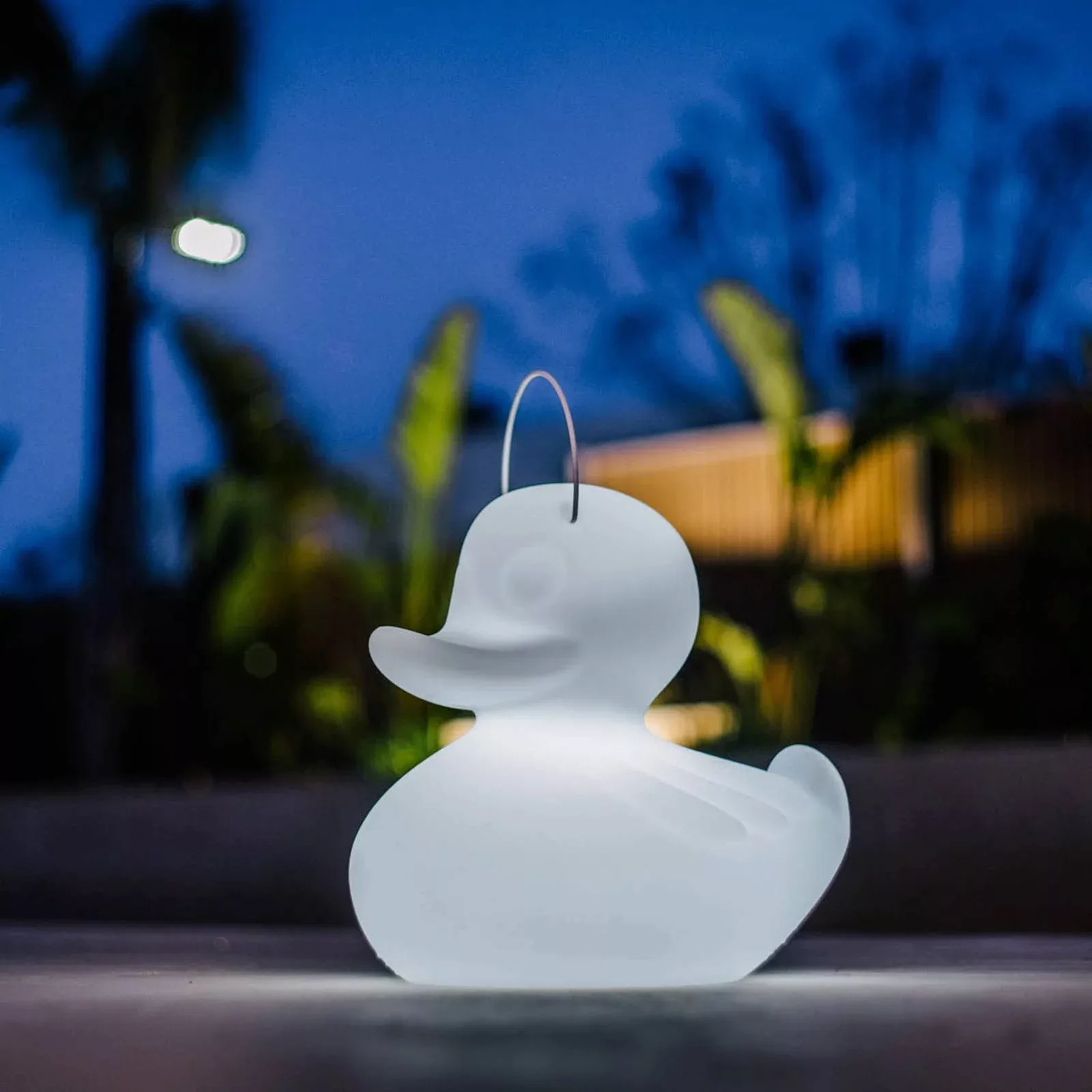 LED-Designleuchte DUCK-DUCK XL für außen in Weiß günstig online kaufen