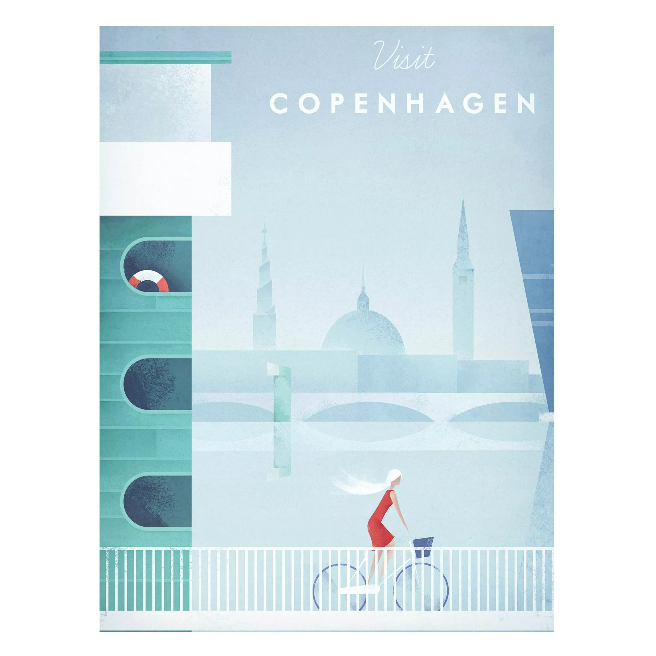 Magnettafel Architektur & Skyline - Hochformat 3:4 Reiseposter - Kopenhagen günstig online kaufen