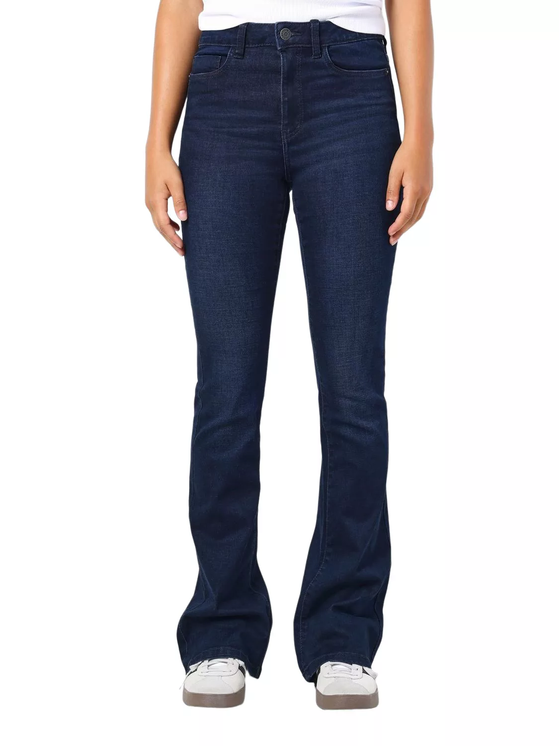 Noisy May Damen Jeans NMSALLIE HW FLARE JEANS VI241DB - Flare Fit - Blau - günstig online kaufen