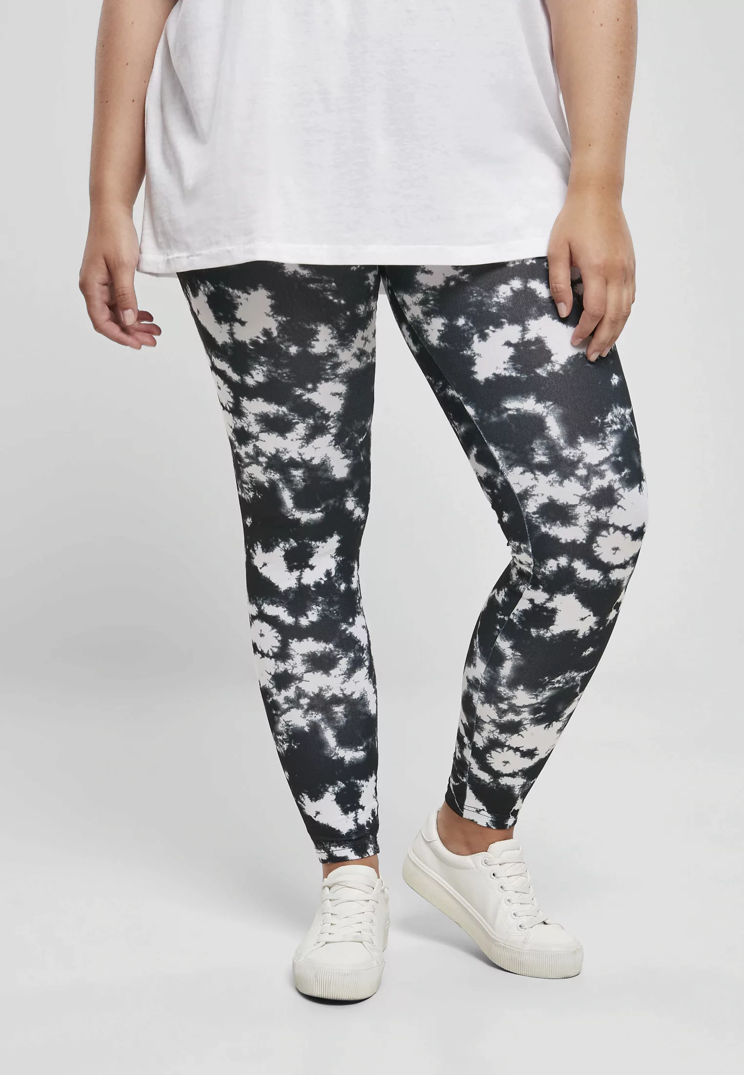 URBAN CLASSICS Leggings "Urban Classics Damen Ladies Tie Dye Leggings", (1 günstig online kaufen