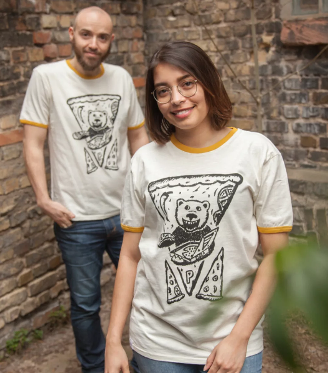 Peppo Pizza Bär - Päfjes Ringer Unisex T-shirt - Fair Gehandelt Aus Baumwol günstig online kaufen