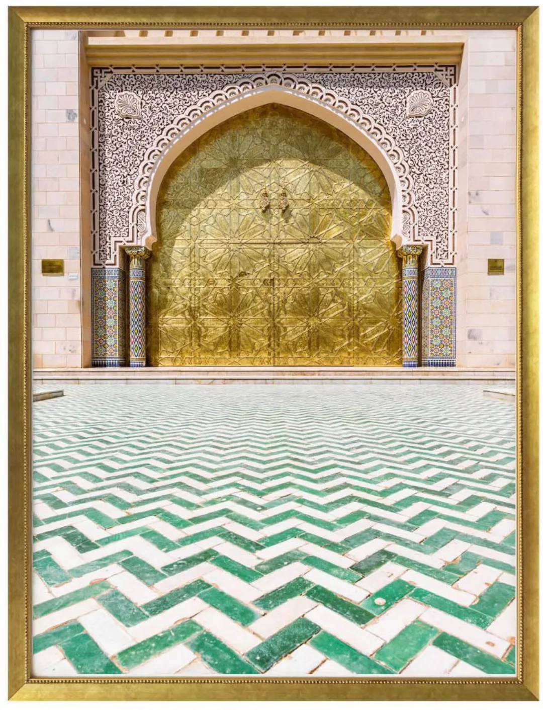 Wall-Art Poster "Alawi Moschee Oman", Gebäude, (1 St.), Poster ohne Bilderr günstig online kaufen