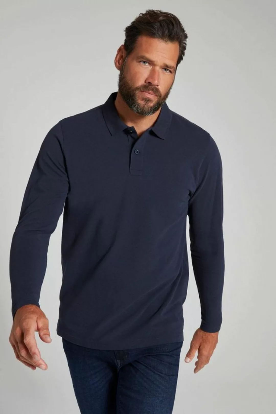 JP1880 Poloshirt JP 1880 Poloshirt Basic Langarm Piqué bis 8 XL günstig online kaufen