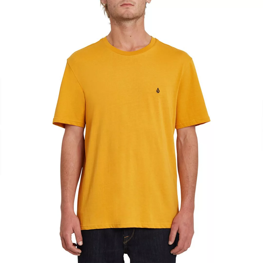 Volcom Stone Blanks Basic Kurzärmeliges T-shirt XL Vintage Gold günstig online kaufen