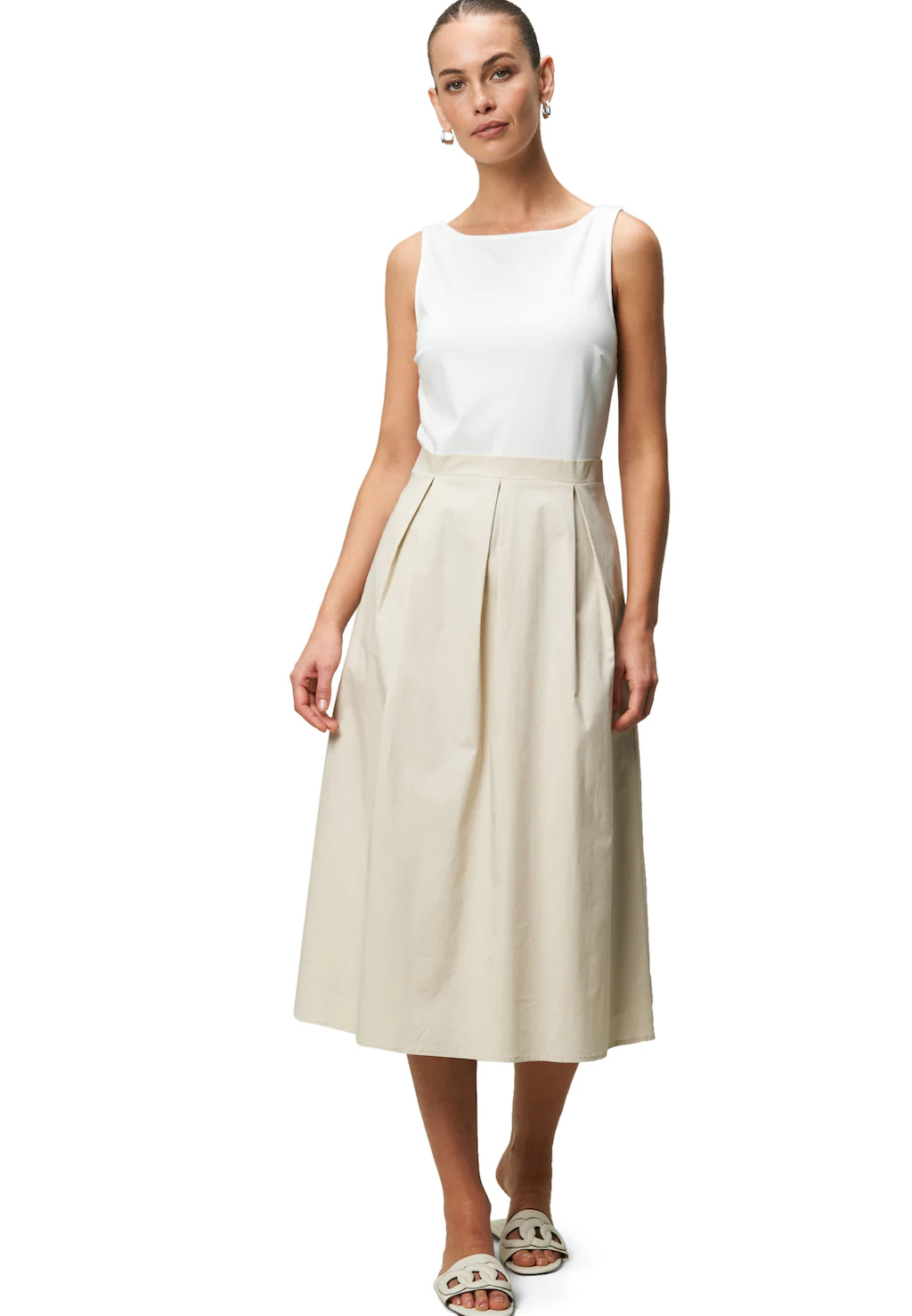 Zero Midikleid "zero Damen Sommerkleid Midikleid 2-in1-Optik ausgestellt", günstig online kaufen