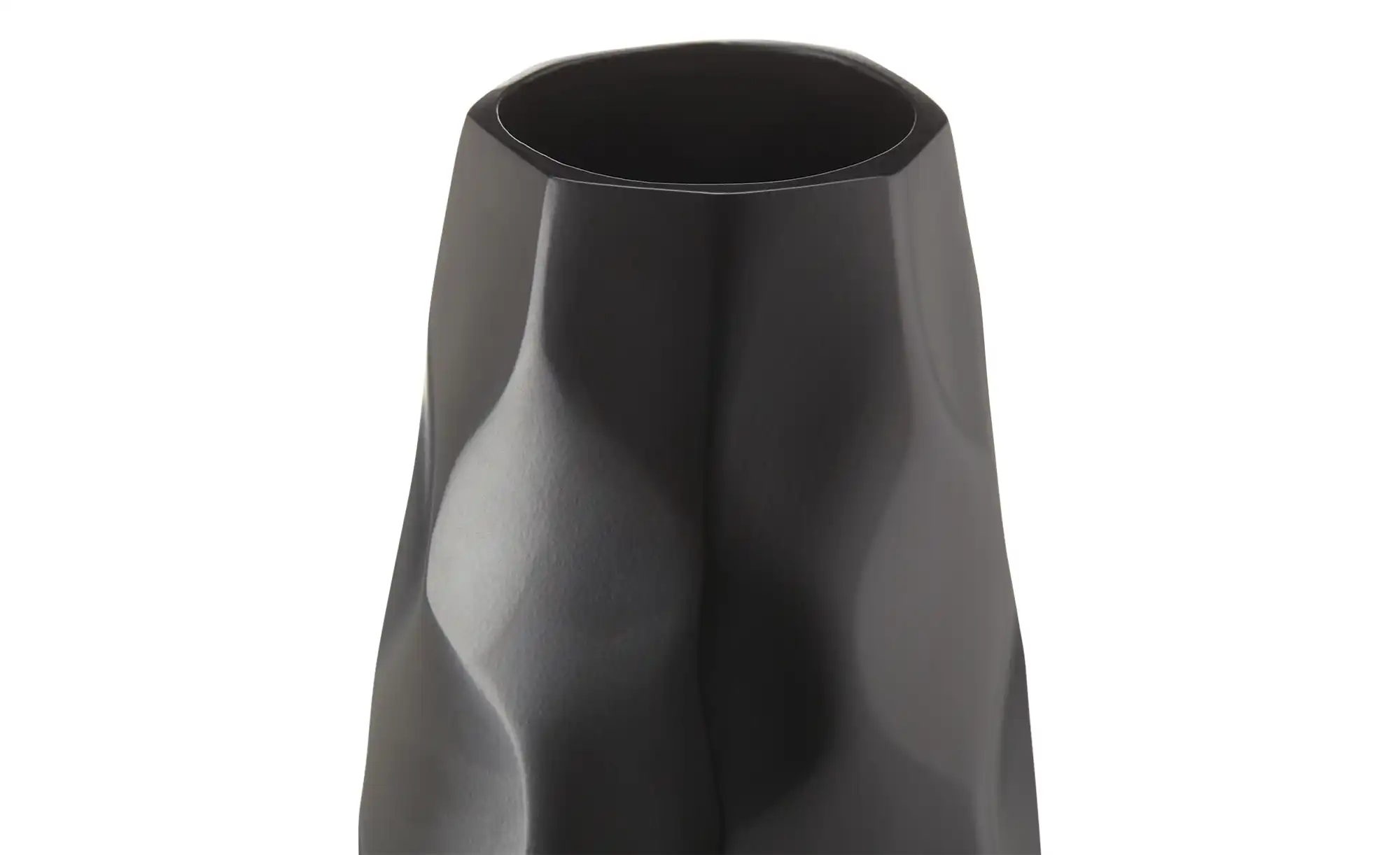 Vase ¦ schwarz ¦ Aluminium ¦ Maße (cm): H: 36  Ø: 11 Accessoires > Vasen - günstig online kaufen
