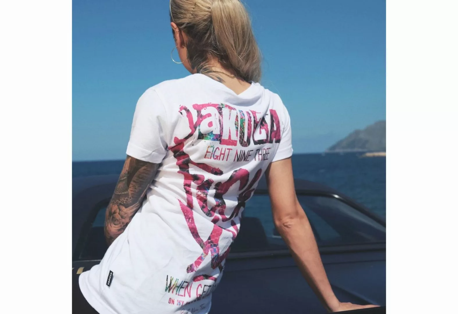 YAKUZA Rundhalsshirt FU mit Rippbündchen günstig online kaufen